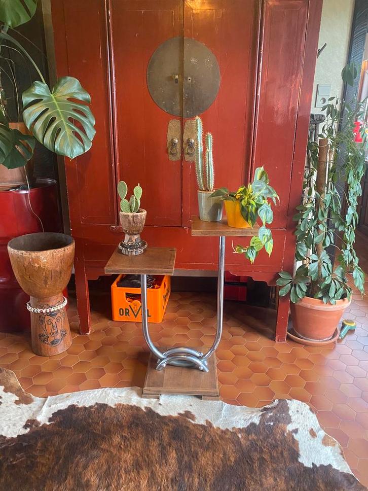 Vintaga pied de stalle, Huis en Inrichting, Tafels | Bijzettafels, Ophalen
