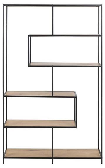 Open rek seaford wandrek zwart/hout beschikbaar voor biedingen