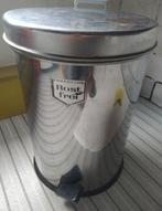 Vintage pedaalemmer, aluminium, roestvrij,12 liter,staat ok, Huis en Inrichting, Woonaccessoires | Prullenbakken, Ophalen of Verzenden