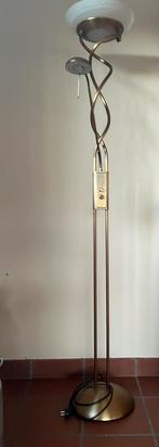 Staan lamp met een groten en een kleine lamp, Huis en Inrichting, Ophalen, Gebruikt, Metaal, 150 tot 200 cm