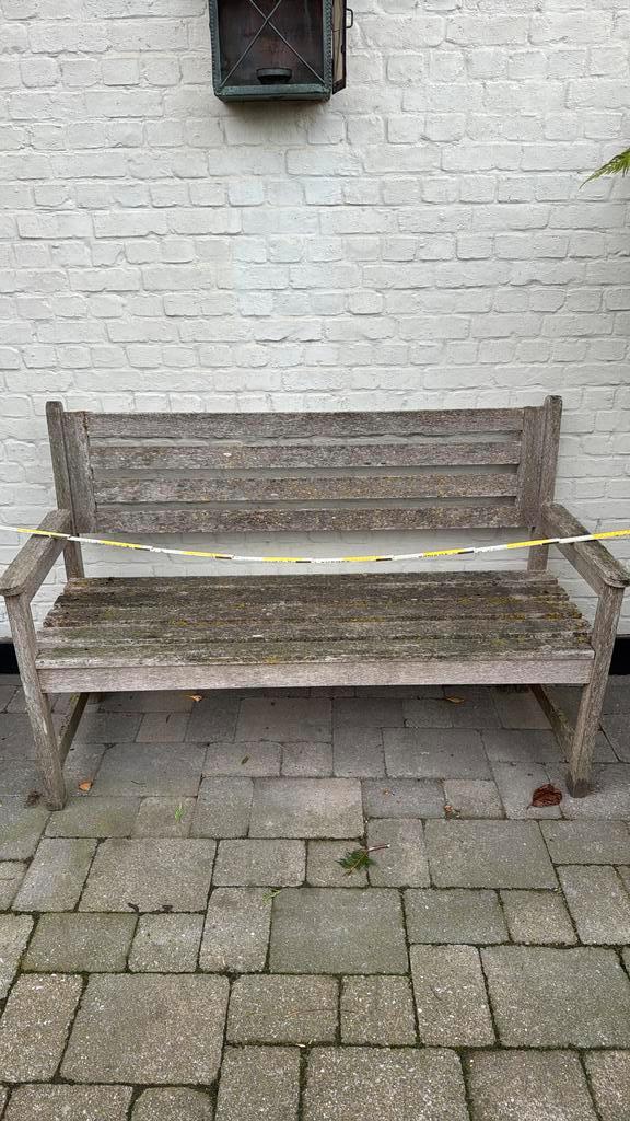 2 tuinbanken in azobe, Tuin en Terras, Tuinbanken, Gebruikt, Ophalen