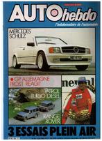 Auto hebdo nr432 (08/84) Mercedes Schulz, Patrol Turbo Range, Gelezen, Collectif, Mercedes, Ophalen of Verzenden
