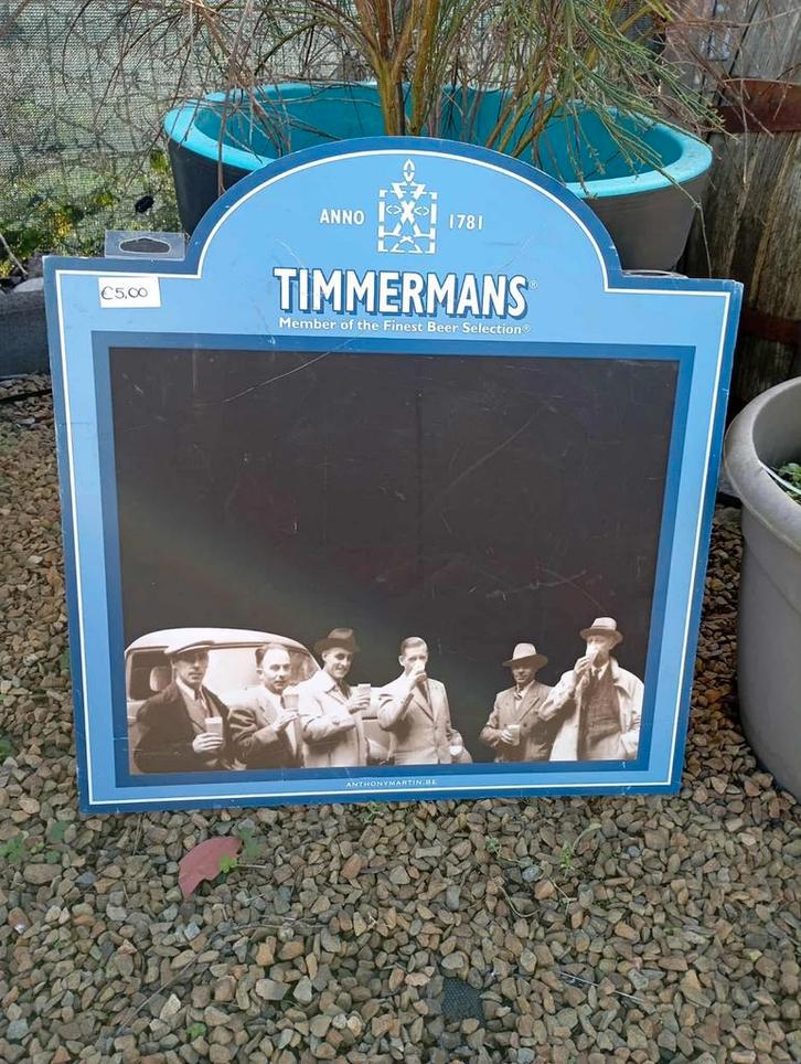 Timmermans, Verzamelen, Biermerken, Zo goed als nieuw, Ophalen of Verzenden