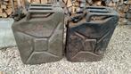 metalen leger jerrycans, Ophalen, Landmacht