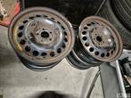 Set stalen velgen 17 inch Ford Kuga S-max / Volvo XC40 XC60, Auto-onderdelen, Gebruikt, -, -, Banden en Velgen