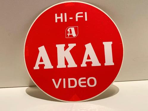 Sticker AKAI hifi - video, Collections, Autocollants, Comme neuf, Enlèvement ou Envoi