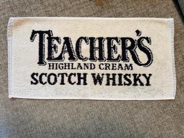 Bar towel, bar handdoek Teacher's whisky., Verzamelen, Ophalen of Verzenden, Zo goed als nieuw, Overige typen