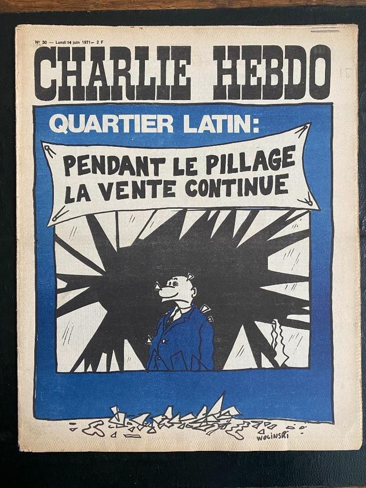 Charlie Hebdo 30 uit "1971", Verzamelen, Tijdschriften, Kranten en Knipsels, Tijdschrift, 1960 tot 1980, Verzenden