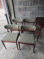 4 vintage midcentury stoelen, Ophalen, Vintage midcentury design, Vier