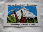Vintage Sticker Belgian Dhaulagiri 1 Expedition Himalaya, Verzamelen, Stickers, Ophalen of Verzenden, Nieuw, Overige typen