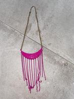 Collier JBC fushia, Handtassen en Accessoires, Kettingen, Ophalen of Verzenden, Zo goed als nieuw, Roze, Overige materialen