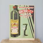 Pub carton distillerie Hichter & cie, Utilisé, Enlèvement ou Envoi