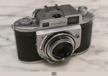 Minolta A avec Chiyoko Rokkor 45 mm/3,5, Enlèvement ou Envoi, 1960 à 1980, Appareils photo