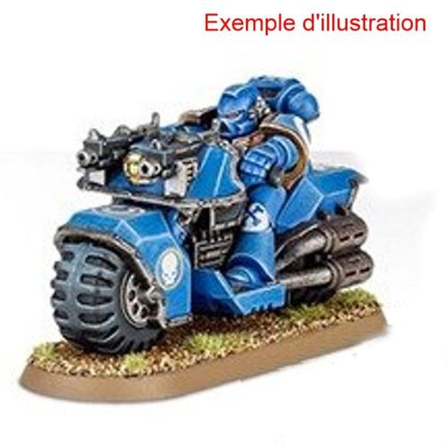 Warhammer Conquest Hachette (53) Space Marine Biker, Hobby en Vrije tijd, Wargaming, Nieuw, Warhammer, Figuurtje(s), Ophalen of Verzenden