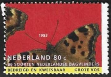 1 Postzegel Vlinders Nederland Natuur en milieu beschikbaar voor biedingen