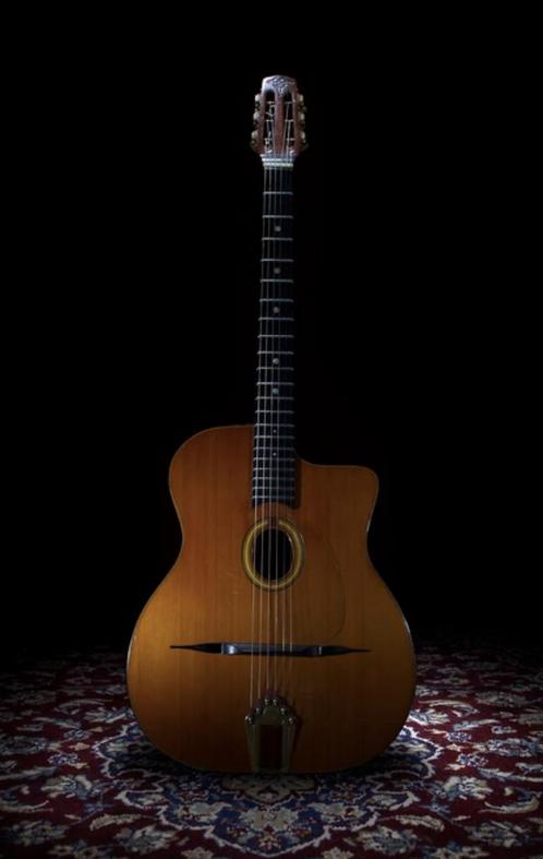 Guitare manouche Pierre Anastasio petite bouche 1991, Muziek en Instrumenten, Snaarinstrumenten | Gitaren | Akoestisch, Gebruikt