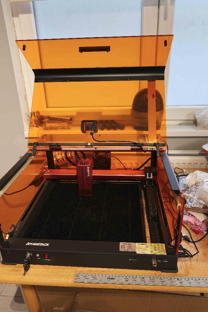 ATOMSTACK A24 Pro Ultra lasergraveermachine, Hobby en Vrije tijd, Kaarten | Zelfgemaakt, Zo goed als nieuw, Ophalen