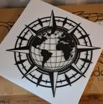 Arte pera wall art, world map compas, Ophalen of Verzenden, Nieuw