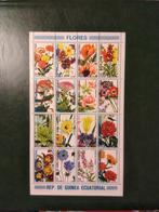 Bloemen, Equatoriaal-Guinea, Postzegels en Munten, Verzenden, Postfris, Dier of Natuur