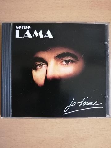 CD Serge Lama - Je t'aime beschikbaar voor biedingen