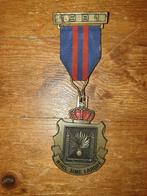 Rijkswacht medaille mars van school rijkswacht 1981, Embleem of Badge, Rijkswacht, Ophalen of Verzenden