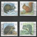 Belgie 1992 - Yvert/OBP 2477-2480 - Kleine Zoogdieren (ST), Postzegels en Munten, Postzegels | Europa | België, Gestempeld, Verzenden