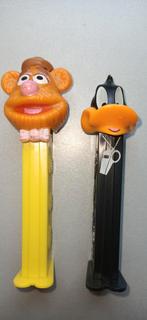 Twee vintage Pez dispensers, Ophalen of Verzenden, Zo goed als nieuw