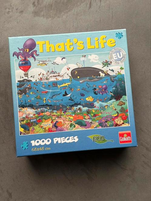 That’s Life - Puzzel 1000 stukjes, Hobby & Loisirs créatifs, Sport cérébral & Puzzles, Comme neuf, Enlèvement ou Envoi