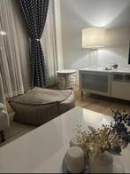 Maison du Monde beige voetenbank als nieuw, Huis en Inrichting, Ophalen of Verzenden, Nieuw