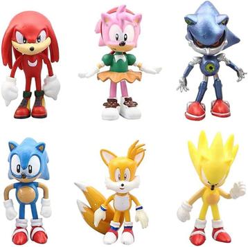 Sonic figuurtjes Nieuw - 6 stuks beschikbaar voor biedingen