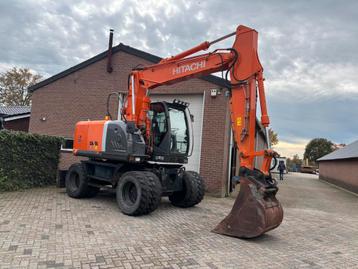 Hitachi ZX145W-3 Bandenkraan Graafmachine beschikbaar voor biedingen