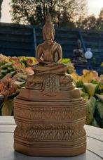 Beeld,Zittende Boeddha,Buddha,Thai-goudkleur,,,,Thailand, Enlèvement, Neuf