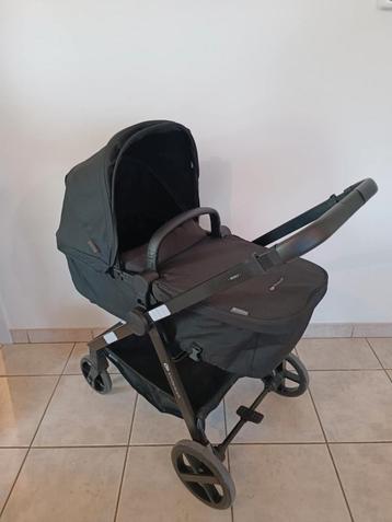 Poussette 3 en 1 Kinderkraft Newly 3-en-1 Pro Classic Blac, Enlèvement, Poussette, Tige de poussée réglable