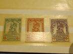 België serie Rode Kruis obp  126 tot 128, Ophalen of Verzenden, Rode kruis