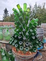 Tuin decoratie met oude franse wijnflessen rek! TOPPER, Tuin en Terras, Ophalen of Verzenden