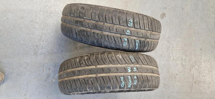 2 ROUE COMPLETE PNEU FORD FIESTA 175 65 R14 14 POUCE, Auto-onderdelen, Banden en Velgen, Band(en), 14 inch, 175 mm, Ophalen