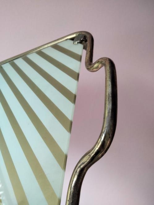 1970s Vintage design plateau dienblad Hollywood Regency, Huis en Inrichting, Woonaccessoires | Dienbladen, Gebruikt, Ophalen of Verzenden