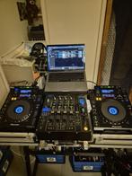 PIONEER CDJ900 x2 + DJM800 + Flightcase + Covers + Laptop st, Muziek en Instrumenten, Dj-sets en Draaitafels, Ophalen, Gebruikt