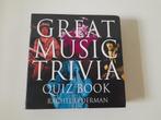 Great Music Trivia Quiz Book - Engelstalig - nieuw, Boeken, Muziek, Ophalen of Verzenden, Nieuw, Algemeen