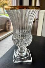 Kristallen vaas Val-Saint Lambert Empire stijl, Antiek en Kunst, Antiek | Glaswerk en Kristal, Ophalen