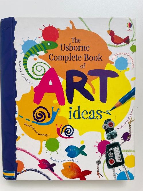 Complete Book of Art Ideas - Usborne (alle lftd), Boeken, Kinderboeken | Jeugd | onder 10 jaar, Zo goed als nieuw, Non-fictie