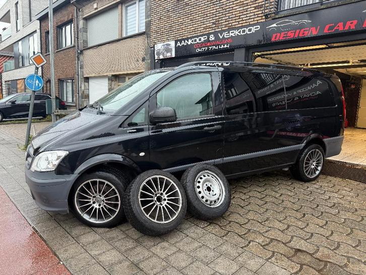 Vito 116 Automaat 6-zits Extra Lang Airco *Winterkit*, Auto's, Bestelwagens en Lichte vracht, Bedrijf, Te koop, ABS, Airbags, Airconditioning