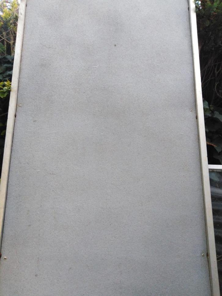 Aluminium oprijplaat, handige rolstoel! voor busje, terras, Diversen, Rolstoelen, Gebruikt, Ophalen