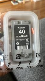 Canon PG40 zwarte inktcartridge, Ophalen, Nieuw, Cartridge, Canon Pixma