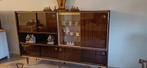 Vintage dressoir in goede staat met verlichting, Huis en Inrichting, Ophalen, Gebruikt