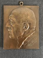 Geo Verbanck – Bronzen Plaquette Cyriel Buysse, Ophalen of Verzenden