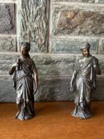 Bronzen beeldjes set van 2, Antiek en Kunst, Ophalen, Brons