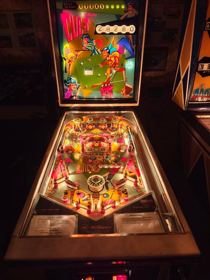 Flipper Williams Cue-T, Verzamelen, Automaten | Flipperkasten, Gebruikt, Mechanisch, Flipperkast, Williams, Ophalen