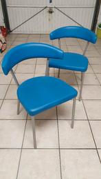 Chaises en cuir, Maison & Meubles, Chaises, Neuf, Enlèvement ou Envoi, Deux, Cuir