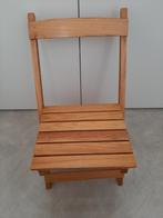 kinder klapstoeltje in hout,vintage, Kinderen en Baby's, Kinderstoelen, Ophalen, Zo goed als nieuw, Inklapstoel